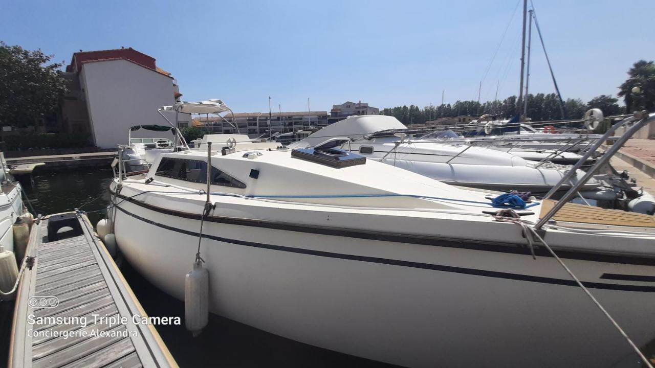 Nuit Insolite A Bord De L'Enata Un Voilier A Quai Sur La Marina De St Cyprien Saint-Cyprien  Exteriör bild